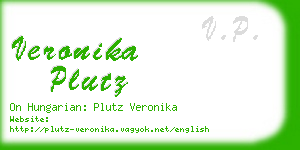 veronika plutz business card